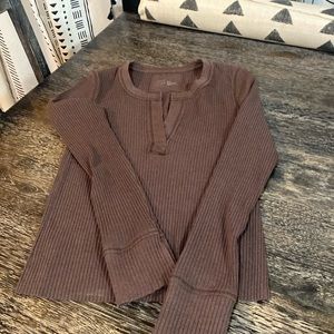 Aerie ribbed long sleeve brand new